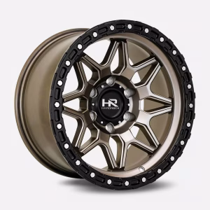 20″ HARDROCK WHEELS H105 MATTE BRONZE OFF-ROAD RIMS