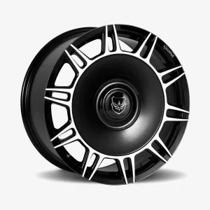20″ GIANNA WHEELS SPLENDIDO GLOSS BLACK MACHINED FINISH RIMS