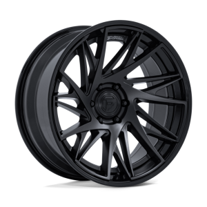 20″ FUEL WHEELS FC405 DYNAMO MATTE BLACK GLOSS BLACK LIP OFF-ROAD FUSION FORGED RIMS