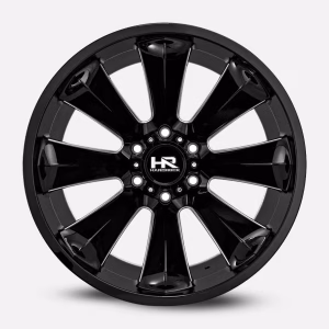 20″ HARDROCK WHEELS H506 XPLOSIVE XPOSED GLOSS BLACK OFF-ROAD RIMS