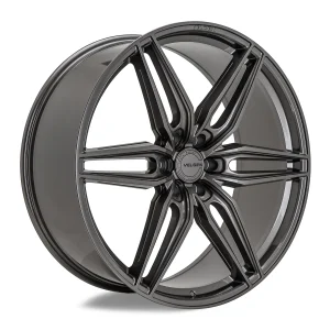 24″ VELGEN WHEELS VFF-6 GLOSS GUNMETAL FINISH RIMS