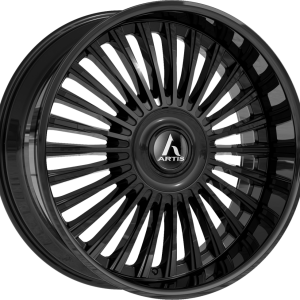 22″ ARTIS FORGED WHEELS HAVANA-XL GLOSS BLACK FINISH RIMS