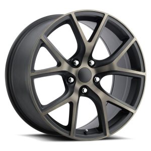 20″ FACTORY REPRODUCTIONS WHEELS FR 75 JEEP TRACKHAWK SATIN BLACK MACHINED REPLICA BRONZE FINISH RIMS