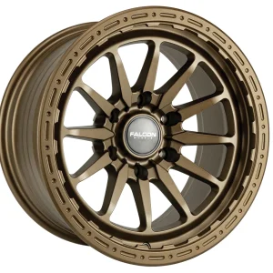 17″ FALCON OFF-ROAD WHEELS TC1 EXCEL MATTE BRONZE FINISH RIMS