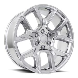 22″ FACTORY REPRODUCTION DODGE RAM 1500 FR 76 CHROME FINISH RIMS