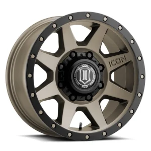 18″ ICON ALLOYS WHEELS REBOUND HD BRONZE OFF-ROAD RIMS