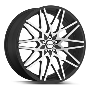 22″ SHIFT WHEELS FORMULA GLOSS BLACK MACHINED RIMS