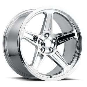 20″ FACTORY REPRODUCTION WHEELS DODGE DEMON REPLICA FR73 CHROME FINISH RIMS