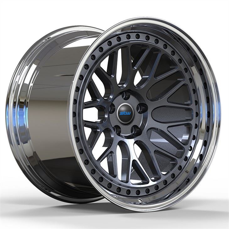 Benz S63 Custom Polish 2-PC Forged Alloy Rims Staggered 20 21 And 22 Inches With 5X112 PCD