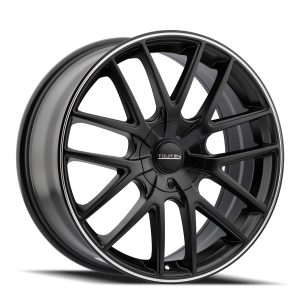 18″ TOUREN WHEELS TR60 | 3260 MATTE BLACK MACHINED RING FINISH RIMS