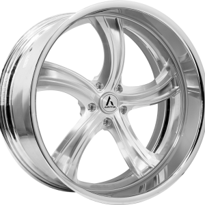 26″ ARTIS FORGED KOKOMO BRUSHED FACE CHROME LIP FINISH RIMS