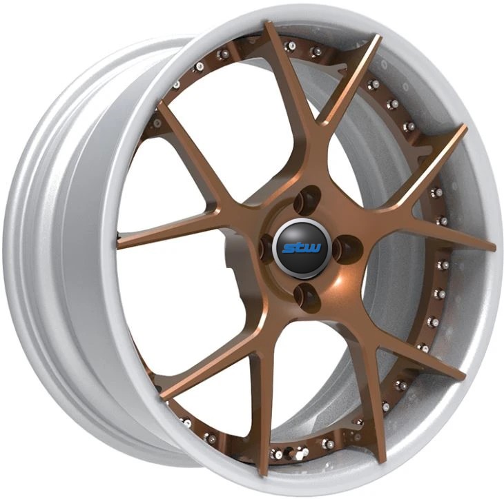 Bronze Centers Polished Barrel Coating Forged Wheel 21inch For BMW X5