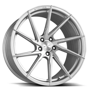 19″ STANCE WHEELS SF01 BRUSHED SILVER FLOW FORMED FINISH RIMS