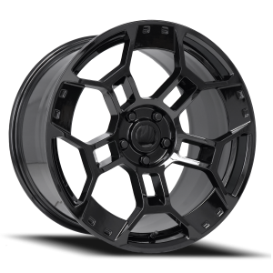 19″ FACTORY REPRODUCTIONS WHEELS FR 701F MUSTANG GT-D GLOSS BLACK FINISH RIMS