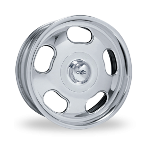 17″ INTRO WHEELS KIDNEY BEAN COVERED POLISHED FINISH RIMS
