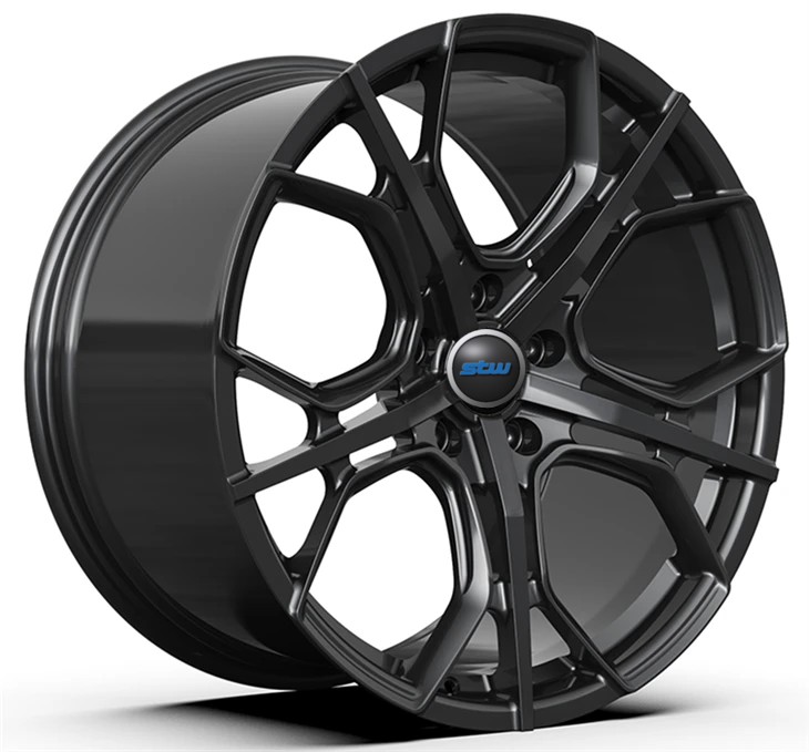 20x9.5 And 10.5 Satin Black Tuning Rims For Tesla Model Y