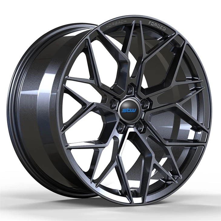 BMW 760E 21”Gloss Gun Metal Custom 1-Piece Forged Aluminum Alloy Rims