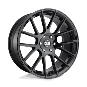 22″ DUB WHEELS LUXE S205 GLOSS BLACK FINISH RIMS