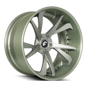 24″ FORGIATO WHEELS S221-ECL BRUSHED OLIVE GREEN FORGED FINISH RIMS