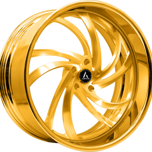 24″ ARTIS FORGED TWISTER M GOLD FINISH RIMS