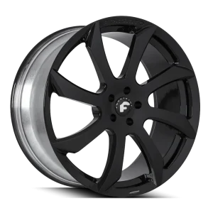 20″ FORGIATO WHEELS FONDARE-M GLOSS BLACK FORGED FINISH RIMS