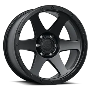 20″ AMERICAN OUTLAW WHEELS SIDEWINDER SATIN BLACK FINISH RIMS 6×139 et-10