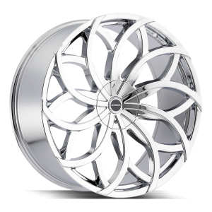 28″ STRADA WHEELS HURACAN CHROME RIMS