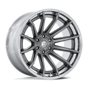 20″ FUEL WHEELS FC403 BURN PLATINUM CHROME LIP OFF-ROAD FUSION FORGED RIMS