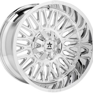 22×10″ RBP WHEELS TYCOON CHROME FINISH RIMS ONLY 8 LUG