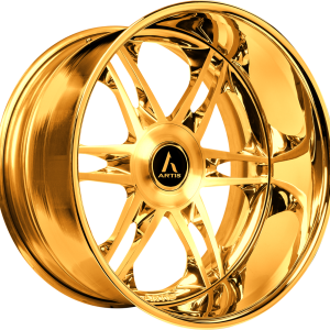 19″ ARTIS FORGED WHEELS AUGUSTA-XL GOLD FINISH
