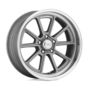 18″ AMERICAN RACING WHEELS VINTAGE VN510 DRAFT VINTAGE SILVER DIAMOND CUT LIP RIMS