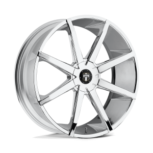 22″ DUB WHEELS PUSH S201 CHROME FINISH RIMS