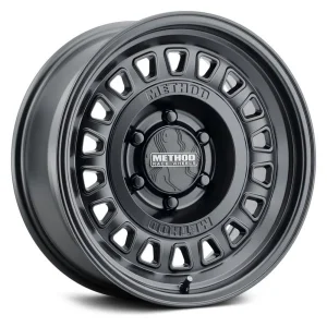 17″ METHOD WHEELS MR320 MATTE BLACK FINISH RIMS