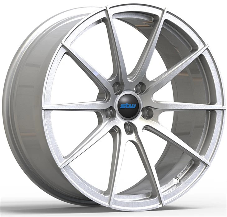BMW M520 D 19x8.5 And 19x9.5 Silver 1 Piece Forged Wheels