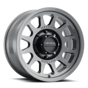 18″ METHOD WHEELS MR703 GLOSS TITANIUM FINISH RIMS