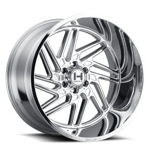 24″ HOSTILE WHEELS H110 STRYKER CHROME FINISH RIMS