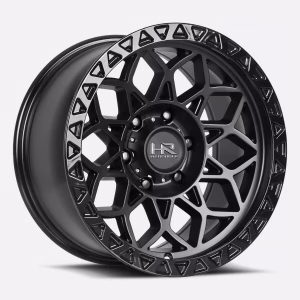 17″ HARDROCK WHEELS H108 MATTE BLACK OFF-ROAD RIMS