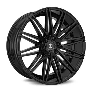 22″ CURVA CONCEPTS WHEELS C48 6 LUG GLOSS BLACK FORGED FINISH RIMS