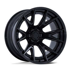 24″ FUEL WHEELS FC402 CATALYST MATTE BLACK GLOSS BLACK LIP OFF-ROAD FUSION FORGED RIMS