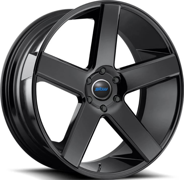 10Jx22 Customized Land Cruiser Prado 1-PC Gloss Black Forged Wheels