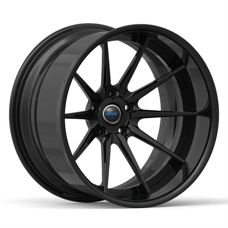 Matte Black Forged 2 Piece Rims Size 20 19 Inch 19x9 19x11 Deep Dish Concave Alloy Pontiac Trans Wheels