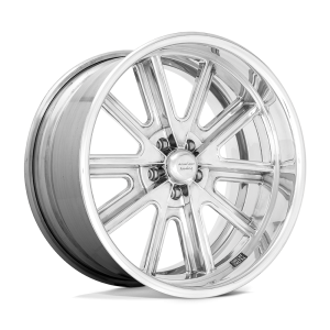 18″ AMERICAN RACING WHEELS VINTAGE VN407 TWO-PIECE POLISHED CENTER POLISHED BARREL RIMS