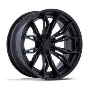 20″ FUEL WHEELS FC404 MUTINY MATTE BLACK GLOSS BLACK LIP OFF-ROAD FUSION FORGED RIMS