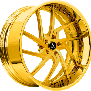 22″ ARTIS FORGED WHEELS FAIRFAX GOLD FINISH RIMS