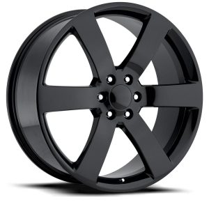 22″ FACTORY REPRODUCTION CHEVY TRAILBLAZER SS FR 32 GLOSS BLACK FINISH RIMS