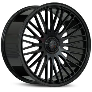 24″ GIANELLE WHEELS ARIA GLOSS BLACK FINISH FLOW FORMED RIMS