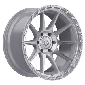 17X9 TIS WHEELS 563BS SILVER MACHINED BRUSHED FINISH RIMS 5X127 ET-12 LIMITED SALE