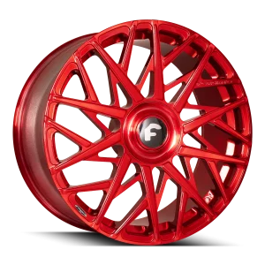 24″ FORGIATO WHEELS BLOCCO-M CANDY RED FORGED FINISH RIMS