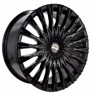 20″ ELEGANCE WHEELS SKY GLOSS BLACK FINISH RIMS