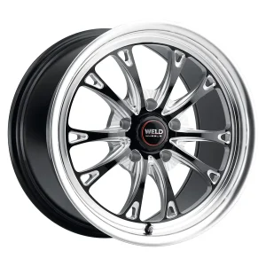 20″ WELD BELMONT STREET GLOSS BLACK MILLED
